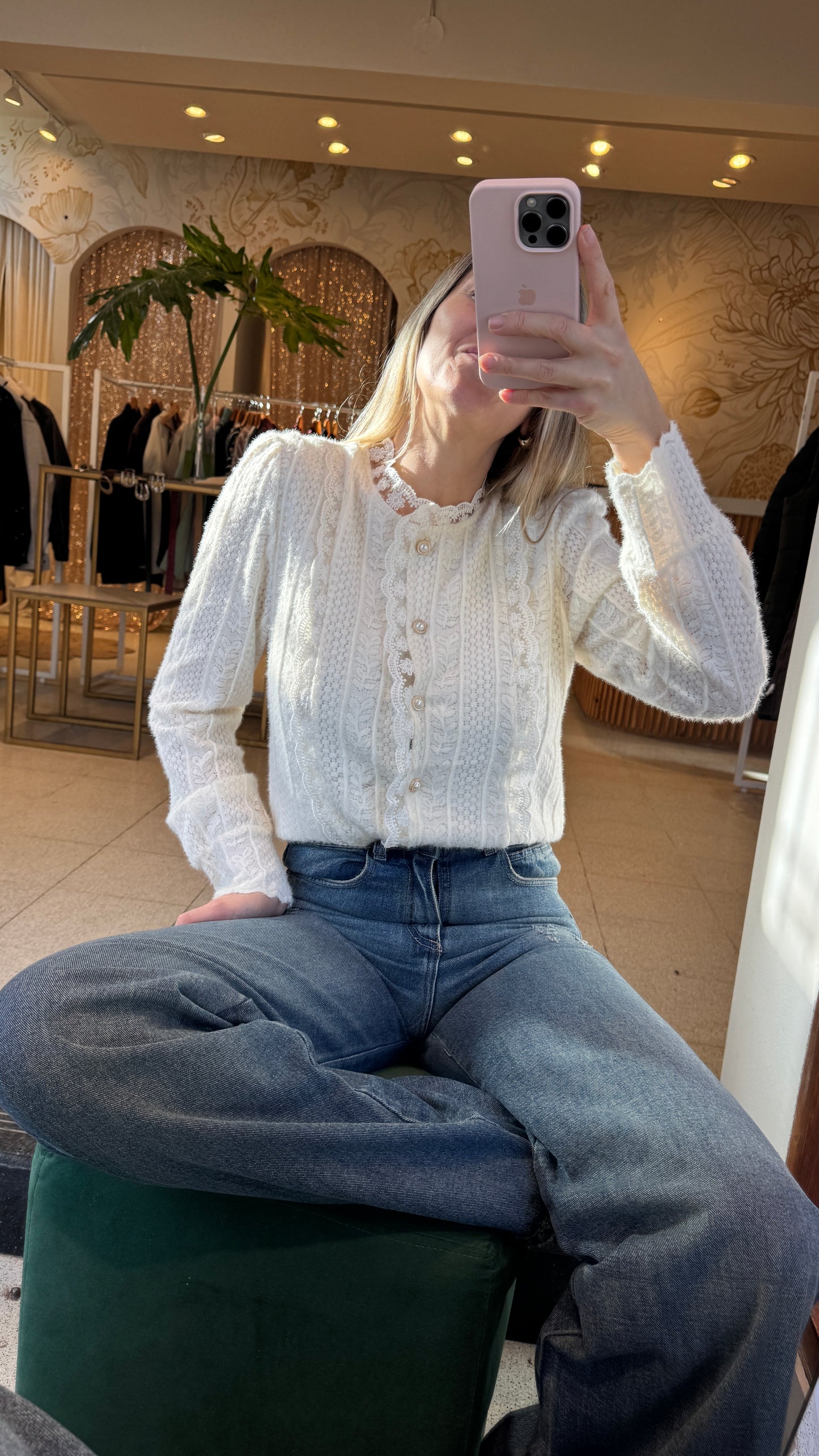 Camisa puntilla